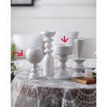 شمعدان ثنائي خشبي